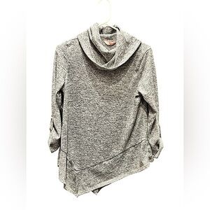 SJS Gray Cowl Neck Sweater MEDIUM
